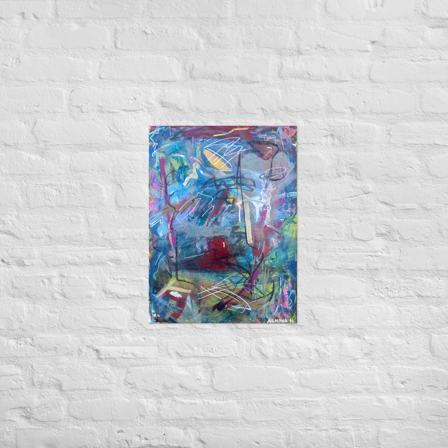 “Fuel of Miscommunication” Photo paper poster