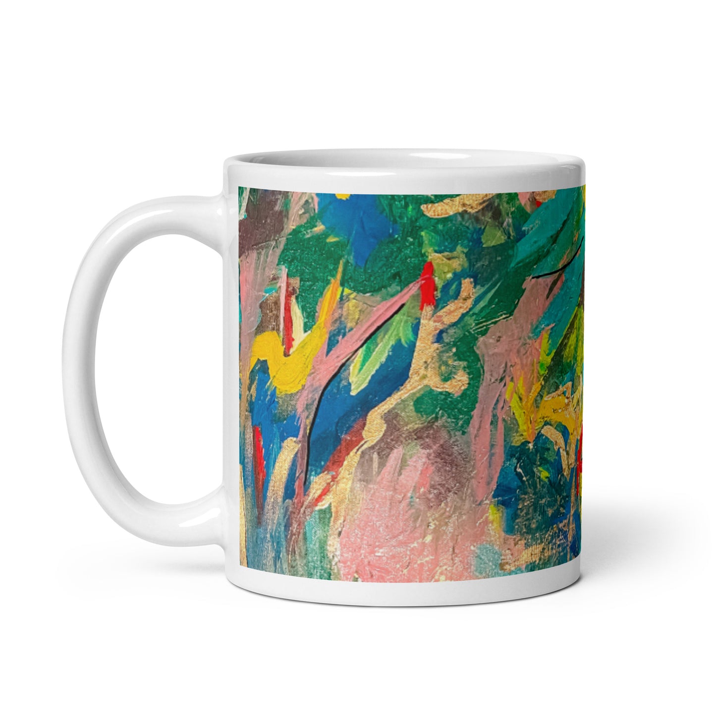 Thin Black Line glossy mug